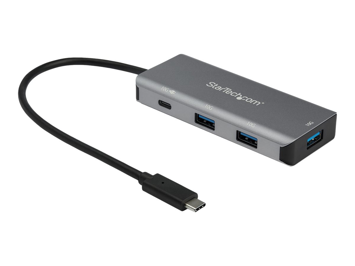 StarTech.com HB31C3A1CPD3 4-Port  USB-C-Hub (mit Stromversorgung, 10 Gbits, 3 x USB-A- und 1x 25 cm USB-C Anschlusskabel)