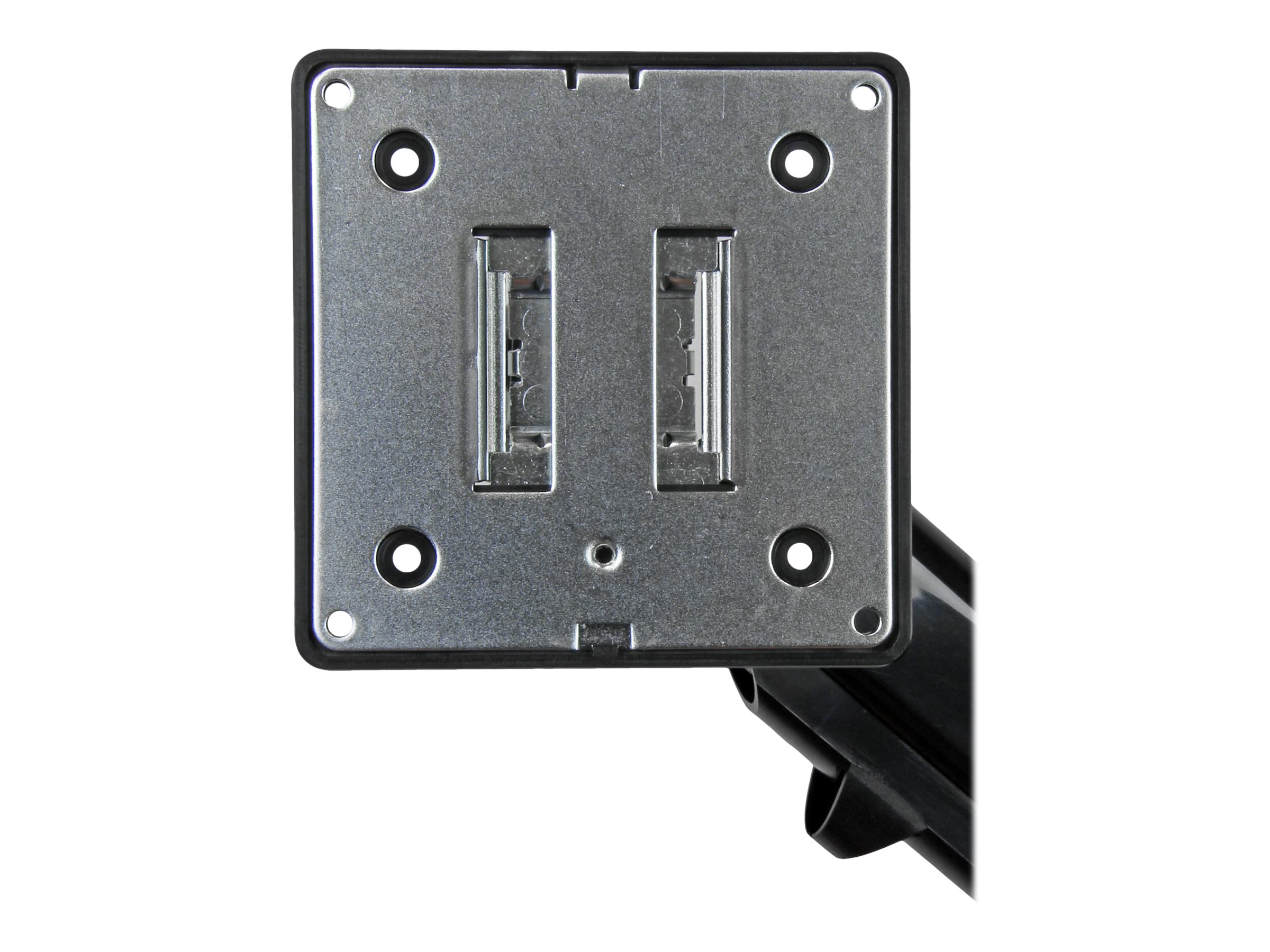 StarTech.com ARMSLIM Monitorhalterung (mit Tischhalterung, Monitorarm mit Kabelmanagement, für bis zu 34 Zoll Bildschirme) - Befestigungskit - einstellbarer Arm - für LCD-Display - Kunststoff, Stahl - Schwarz - Bildschirmgröße 66 cm (12"-34")