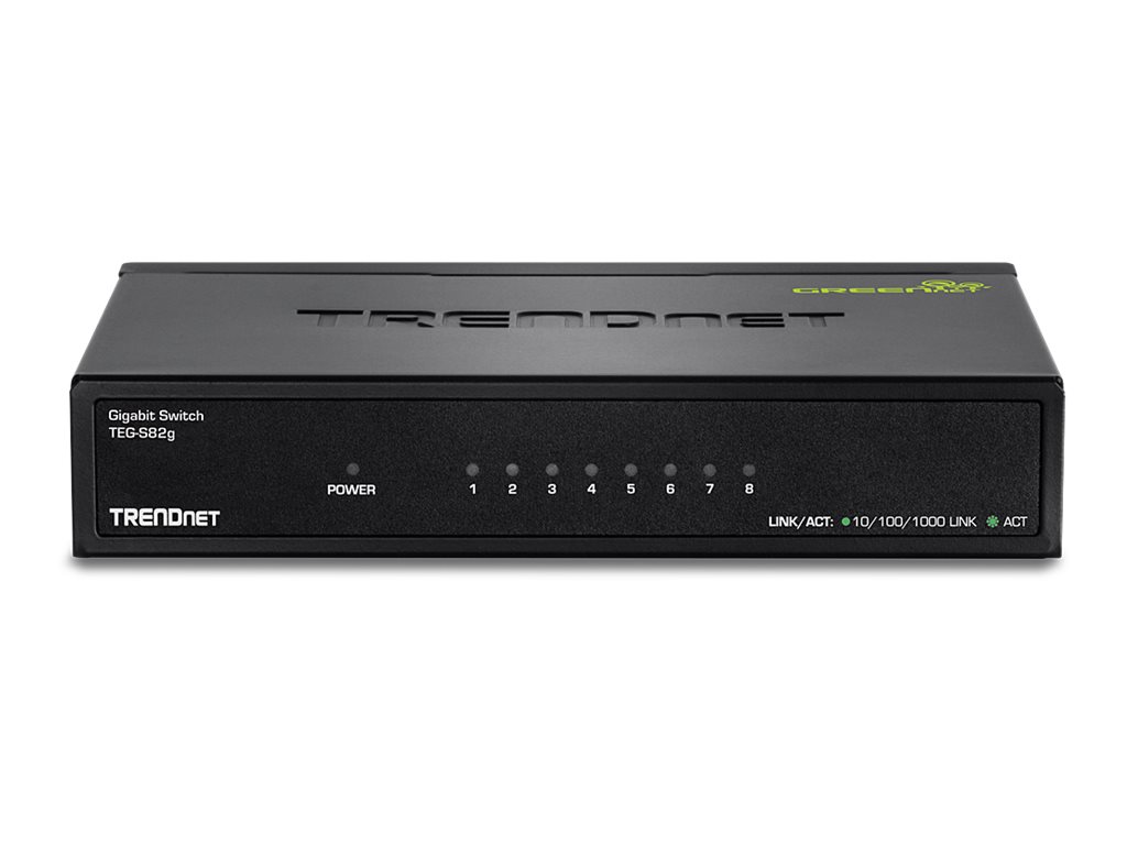 TRENDnet TEG S82g 8-Port Gigabit GREENnet Switch