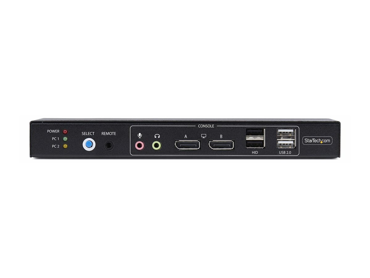 StarTech.com 2-Port Dual-Monitor DP KVM Switch