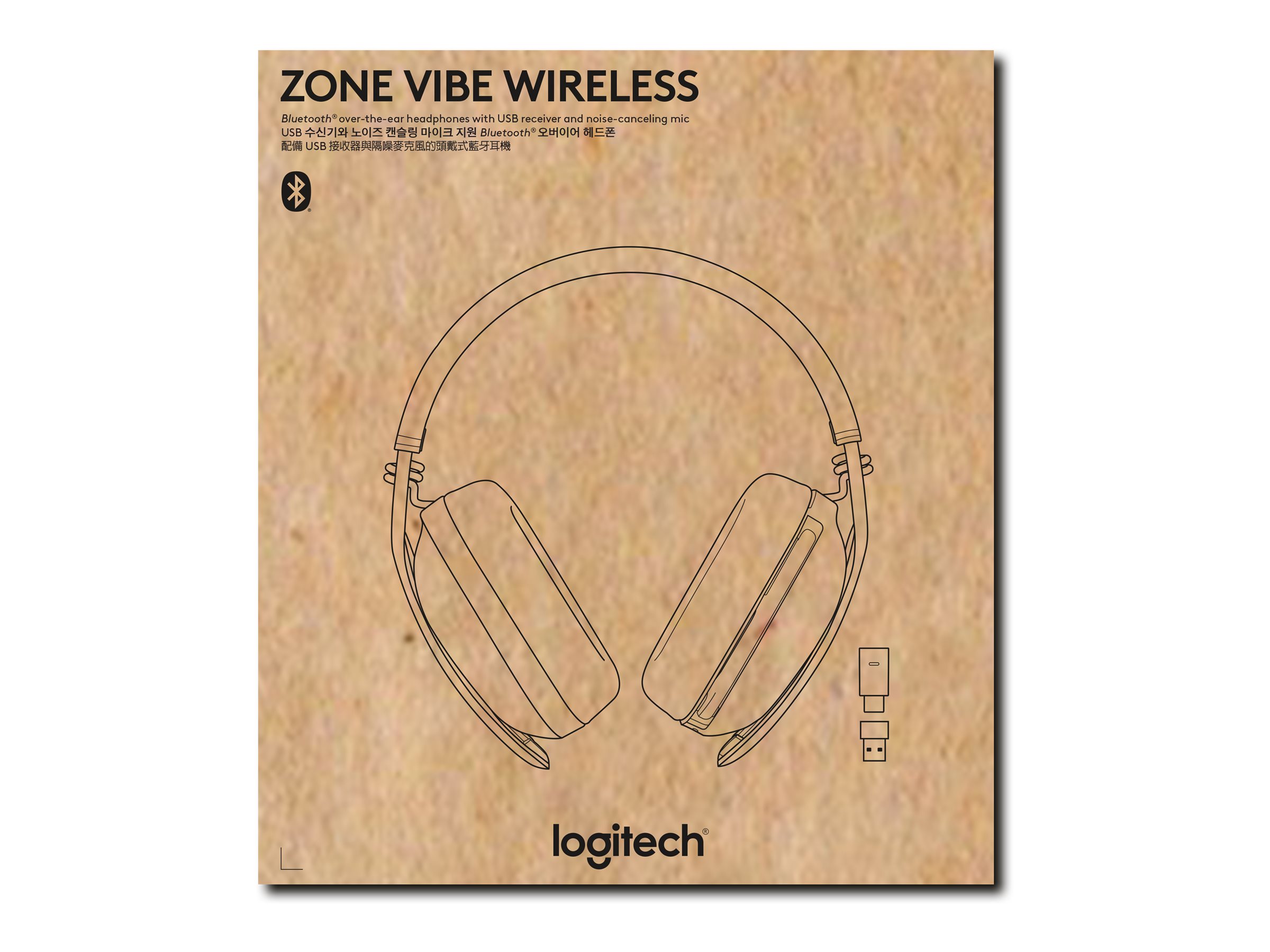 Logitech Zone Vibe Wireless - Headset - ohrumschließend