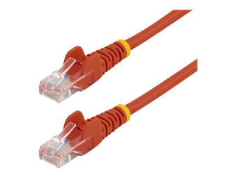 StarTech.com 3m Cat5e RJ45 UTP Netzwerkkabel Snagless - Cat 5e Patchkabel - Rot - Stecker  Stecker - Patch-Kabel - RJ-45 (M)