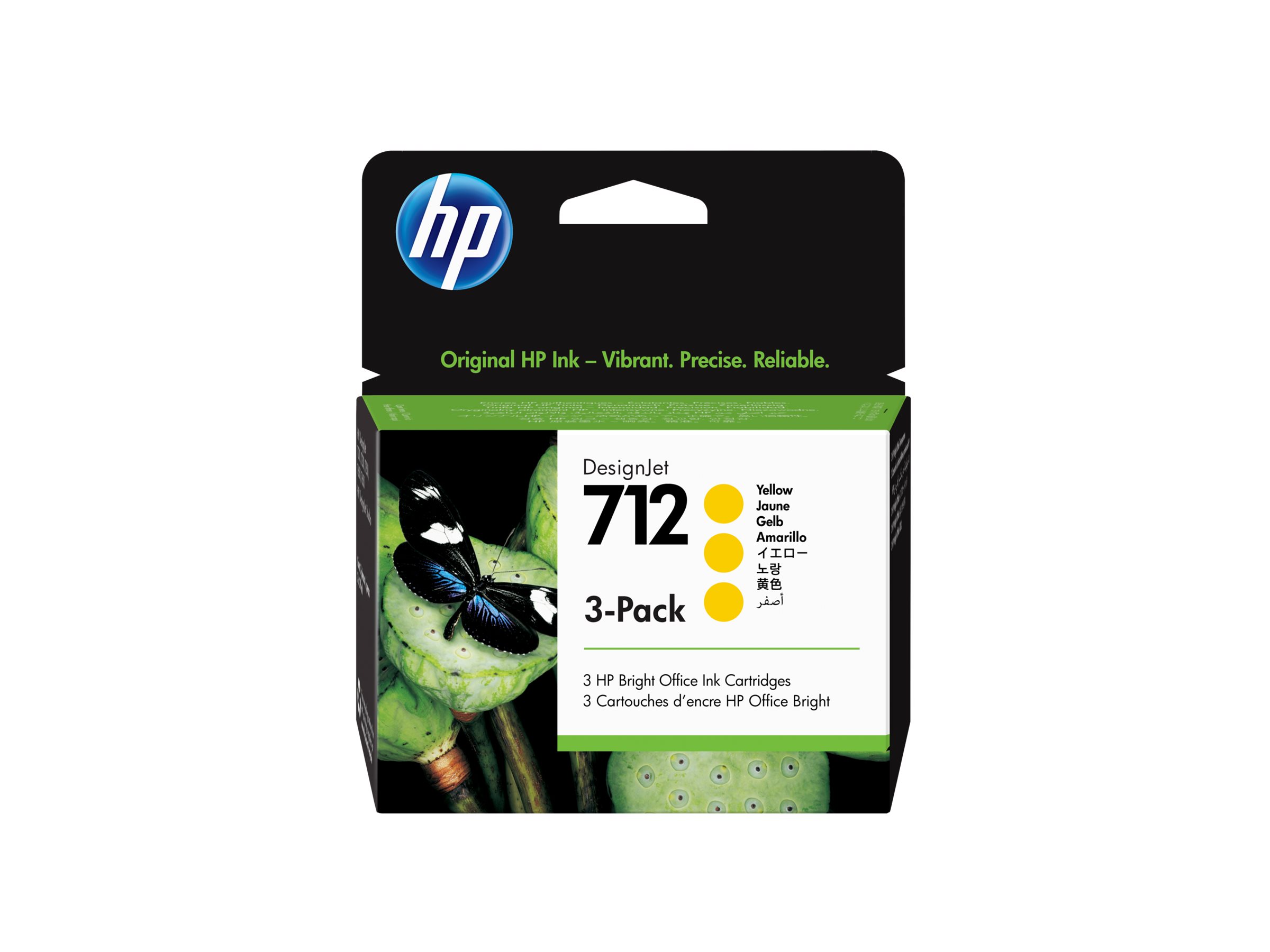 HP 712 - 3er-Pack - 29 ml - Gelb - original - DesignJet