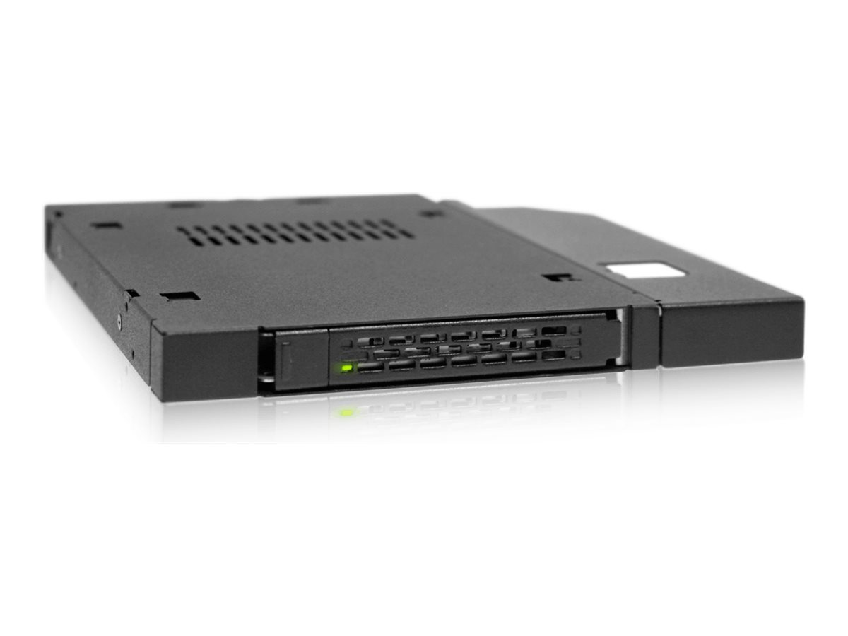 Icy Dock ToughArmor MB411SPO-B - Laufwerksschachtadapter - 5,25" Slim Line auf 2,5" (13,3 cm Slim Line auf 6,4 cm)