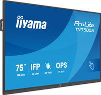 Iiyama 75" TN7505A-B1AG Multi-Touch 2xHDMI+DP+USB-C - Flachbildschirm (TFTLCD) - 189,3 cm