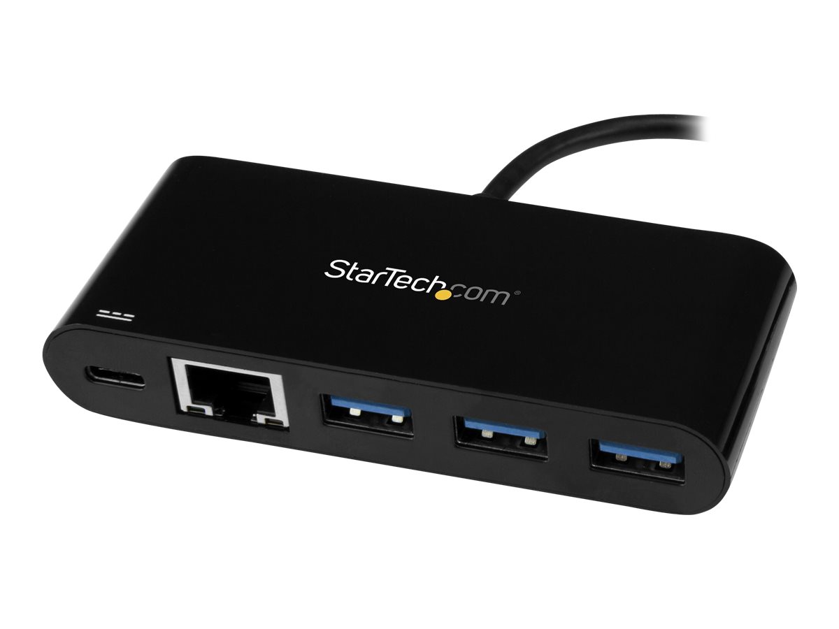 StarTech.com 3 Port USB 3.0 Hub mit Gigabit Ethernet