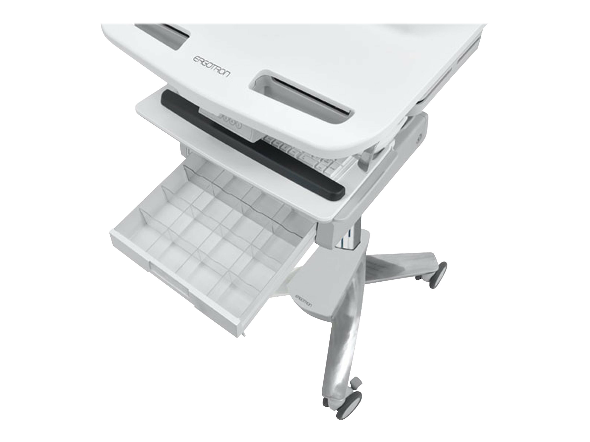 Ergotron Wagen - offene Architektur - für LCD-Display  PC-Ausrüstung - Kunststoff, Aluminium, verzinker Stahl - Bildschirmgröße bis zu 61 cm (bis zu 24 Zoll)