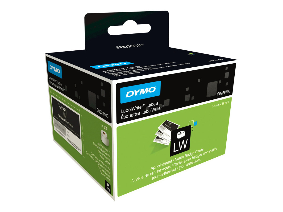 Dymo Nichtklebende Verabredungs-Namens-Badge-Karten