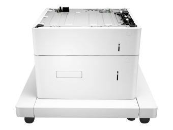HP Papiereinzug und Ständer - Druckerbasis mit Medienzuführung - 2550 Blätter in 2 Schubladen (Trays)