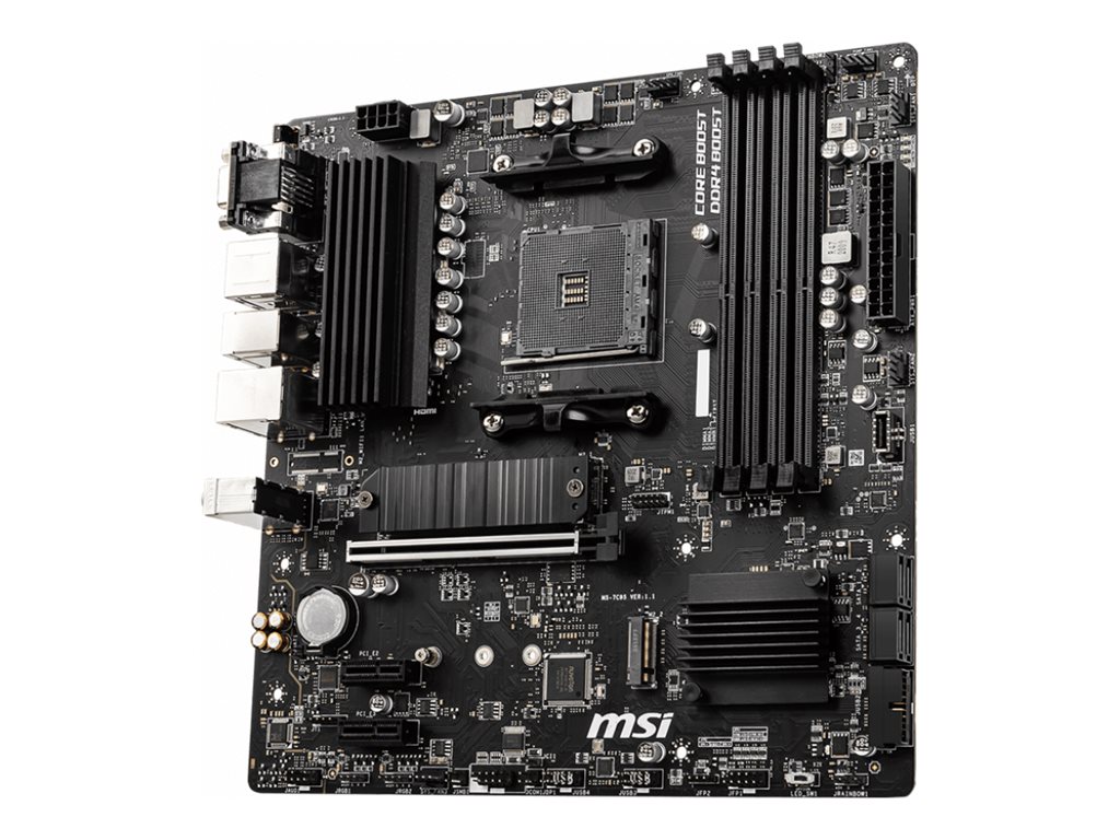 MSI B550M PRO-VDH - Motherboard - micro ATX - Socket AM4 - AMD B550 Chipsatz - USB-C Gen1, USB 3.2 Gen 1 - Gigabit LAN - Onboard-Grafik (CPU erforderlich)