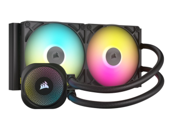 Corsair iCUE Link TITAN 280 RX RGB - Prozessor-Flüssigkeitskühlsystem - Kühlergröße 280 mm - (für AM4, LGA1700, AM5, LGA1851)