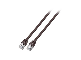EFB Elektronik RJ45 Patchkabel SFTP Cat.6 PVC kurze Tülle UL 3m schwarz