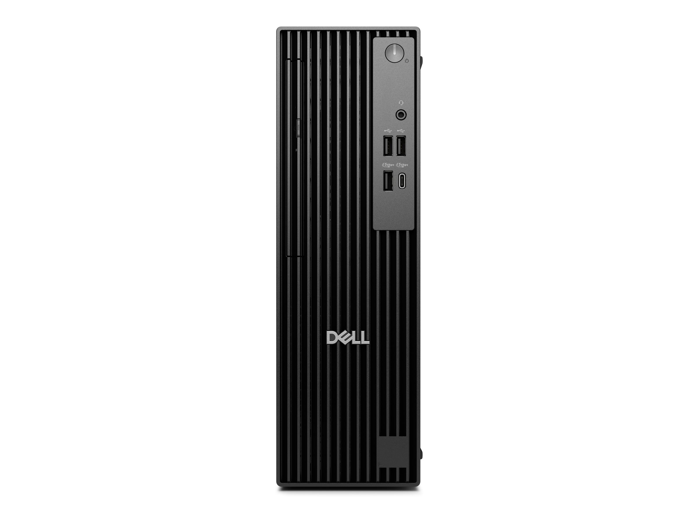 Dell Pro Slim QCS1250 - Schlanker Desktop - Core Ultra 7 265  2.4 GHz - RAM 16 GB - SSD 512 GB - NVMe, TLC - Intel Graphics - 1GbE - Win 11 Pro - Monitor keiner - Schwarz - BTS - mit 1 Jahr Basis Vor-Ort (AT, DE - 2 Jahre)
