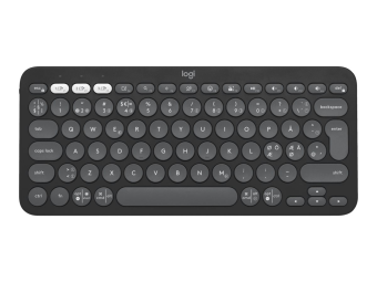 Logitech Pebble Keys 2 K380s - Tastatur - kabellos - Bluetooth LE - QWERTY - Nordisch (DänischFinnischNorwegischSchwedisch)