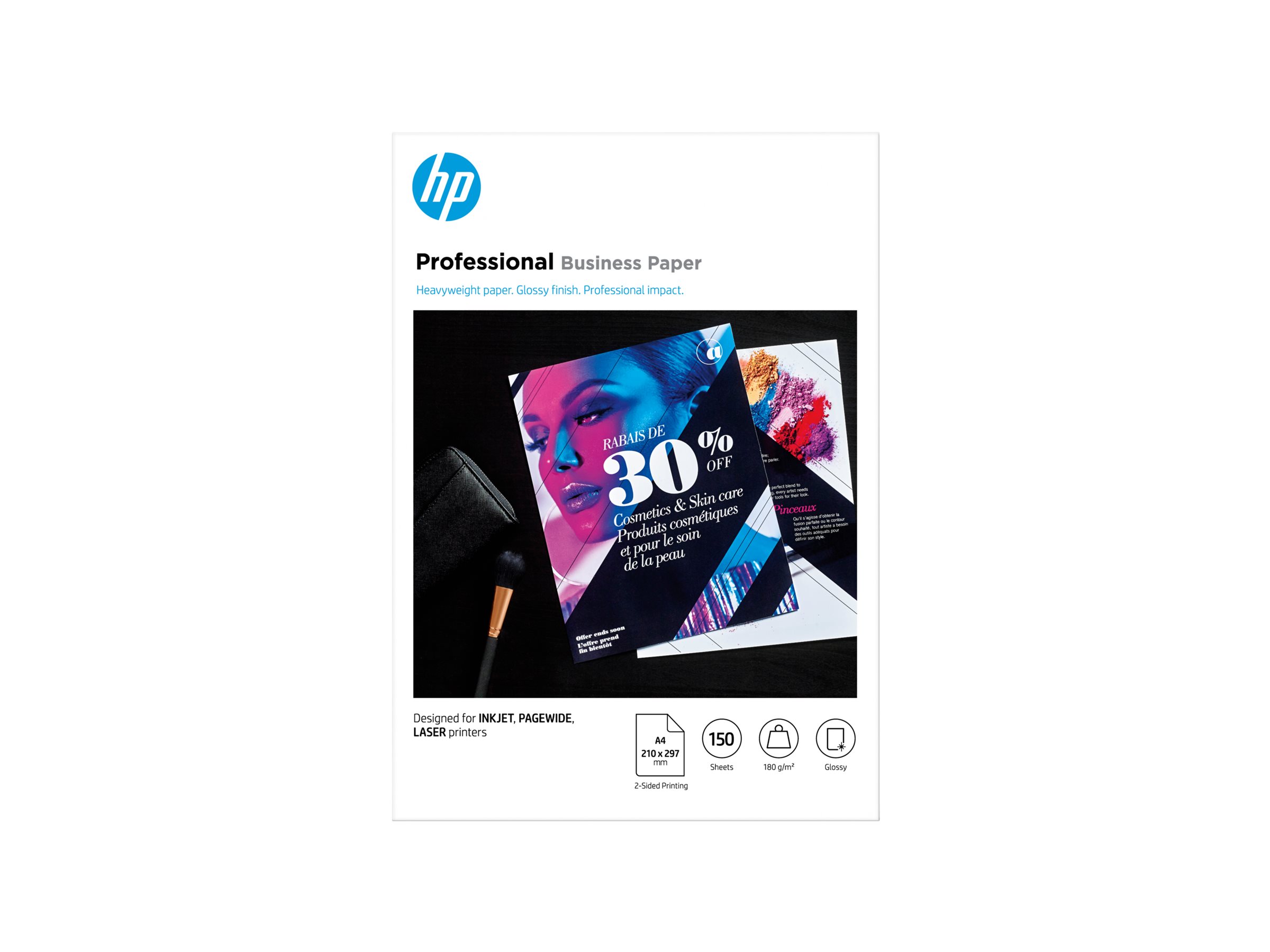 HP Professional Glossy Paper - Glänzend - A4 (210 x 297 mm)