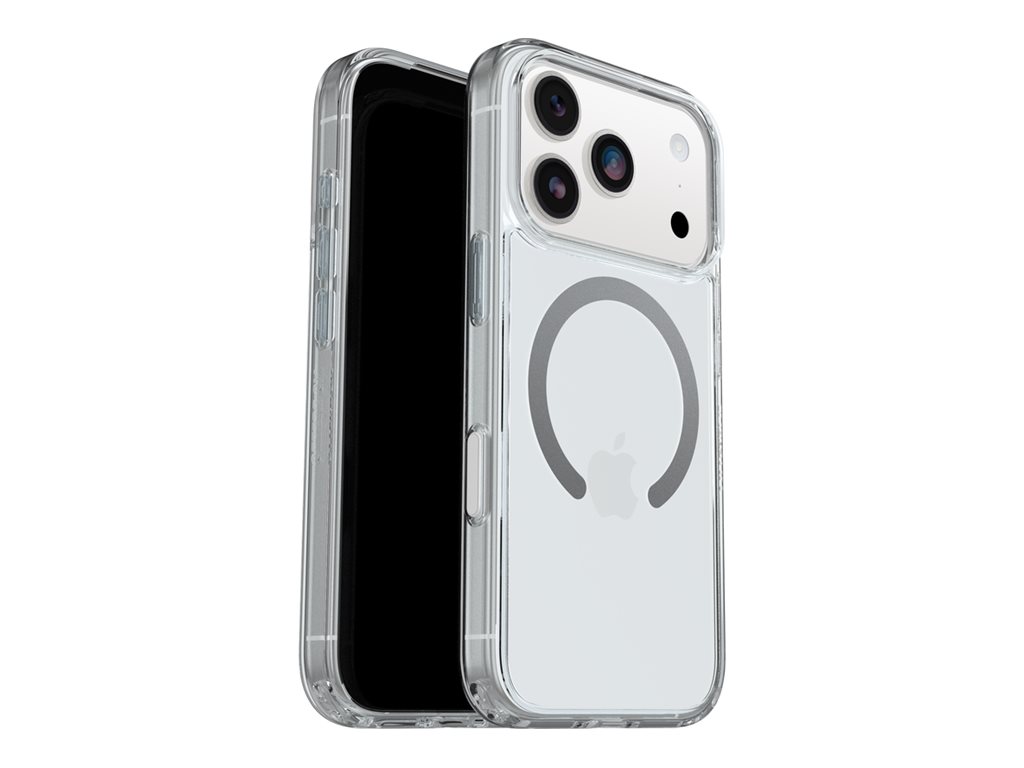 OtterBox Symmetry Series Clear - Hintere Abdeckung für Mobiltelefon - kompatibel mit MagSafe - Polycarbonat, thermoplastischer Elastomer (TPE)