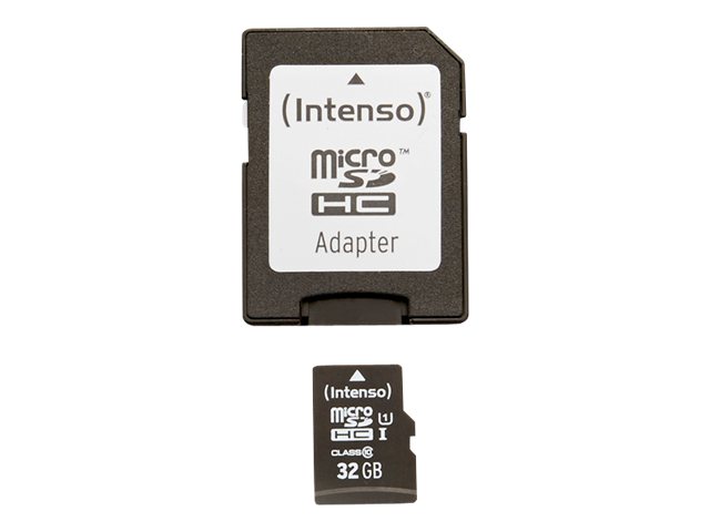 Intenso Premium - Flash-Speicherkarte (microSDHCSD-Adapter