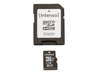 Intenso Premium - Flash-Speicherkarte (microSDHCSD-Adapter