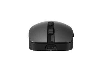 HP 715 Wiederaufladbare Maus für mehrere Geräte - Beidhändig - RF Wireless + Bluetooth - 3000 DPI - Schwarz