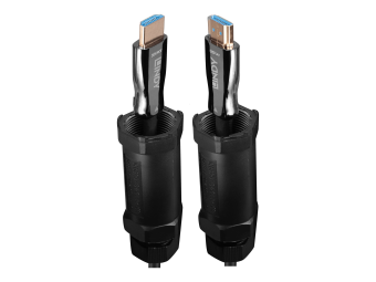 Lindy Ultra High Speed - HDMI-Kabel - HDMI männlich zu HDMI männlich - 30 m - Hybrid KupferKohlefaser - Schwarz - Active Optical Cable (AOC)
