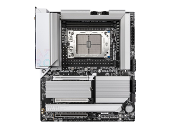 Gigabyte TRX50 AERO D - 1.0 - Motherboard - E-ATX - Socket sTR5 - AMD TRX50 Chipsatz - USB 3.2 Gen 1, USB 3.2 Gen 2, USB4, USB-C 3.2 Gen 2x2 - 10 Gigabit LAN, 2.5 Gigabit LAN, Bluetooth, Wi-Fi 7 - HD Audio (8-Kanal)
