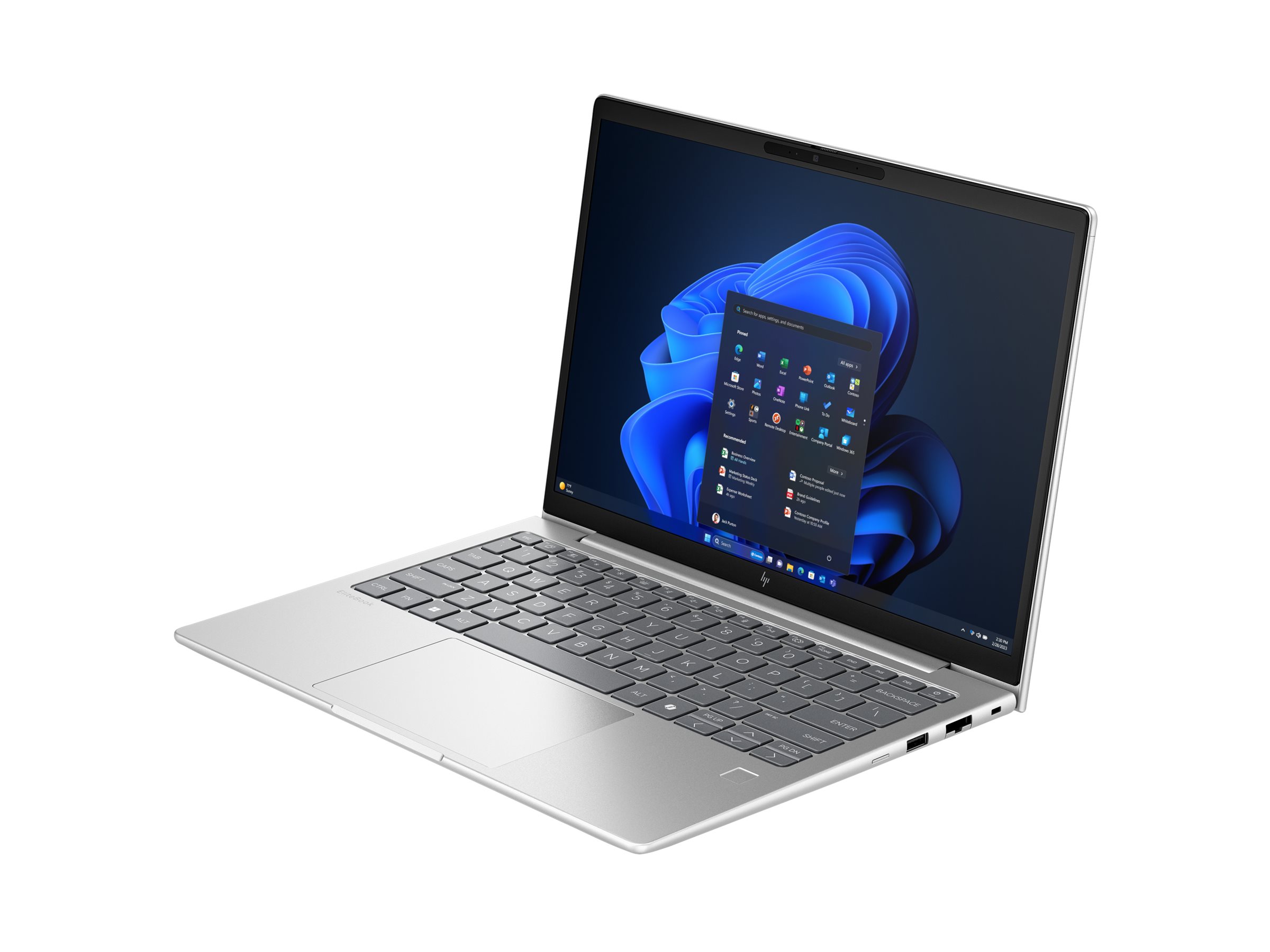 HP EliteBook 6 G1i Notebook AI - 177-Grad Scharnierdesign - Intel Core Ultra 5 225U  1.5 GHz - Win 11 Pro - Intel Graphics - 16 GB RAM - 512 GB SSD NVMe - 33.8 cm (13.3")