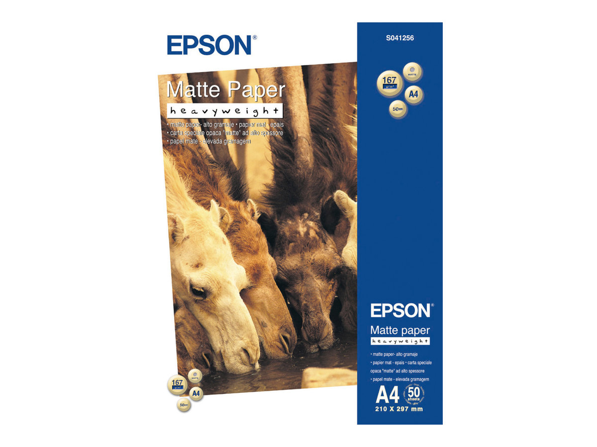 Epson Matt - A4 (210 x 297 mm) - 167 gm² - 50 Blatt Papier