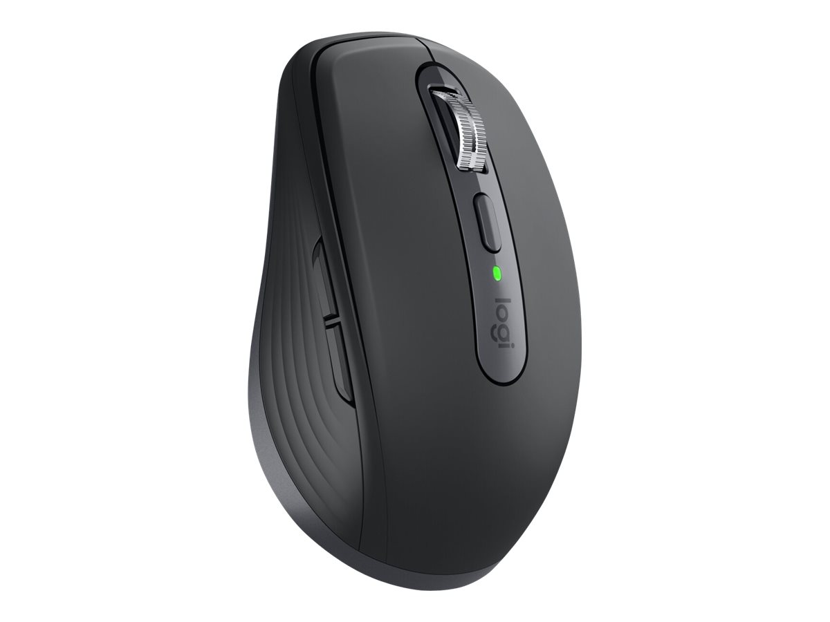 Logitech MX Anywhere 3 - Maus - Laser - 6 Tasten - kabellos - 2.4 GHz, Bluetooth - kabelloser Empfänger (USB)