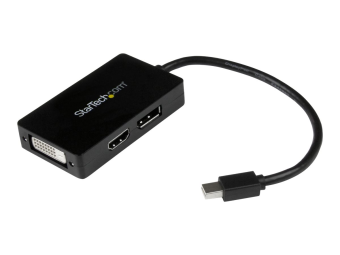 StarTech.com Mini DisplayPort auf DisplayPort DVI HDMI Adapter mit bis zu 2560x1600  mini DP Stecker DVI-D Buchse auf HDMI Buchse