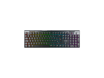 Cherry XTRFY MX 10.1 Wireless Schwarz - DE-Layout Mechanisches Low-Profile Gaming-Keyboard MX LOW PROFILE 2.0 RED Switches - Drei Verbindungsmodi 24 GHz Funk