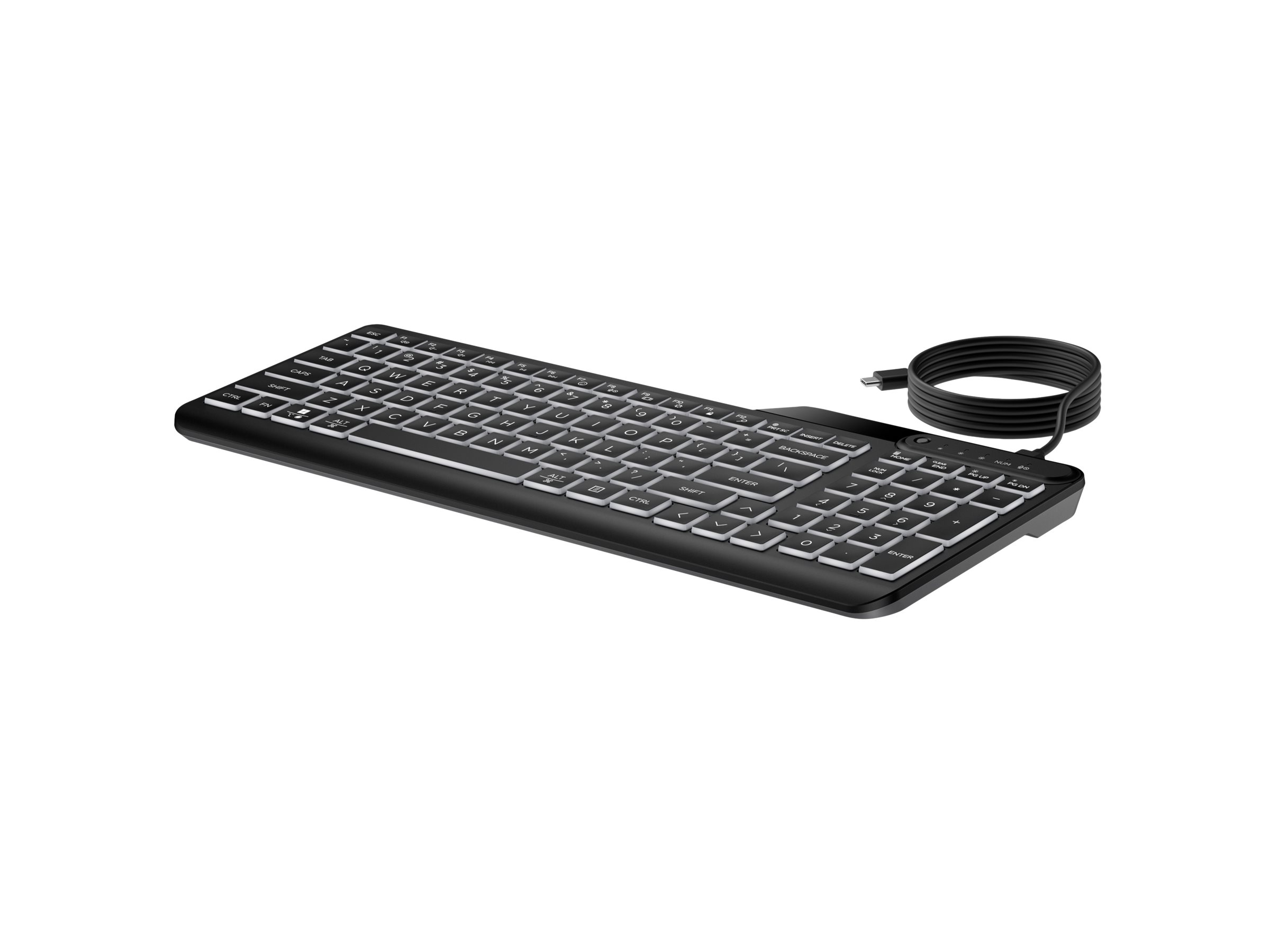 HP 400 - Tastatur - kompakte Größe, 2-Zonen-Layout, 12 programmierbare Tasten, geringer Tastenhub, Multi-Device