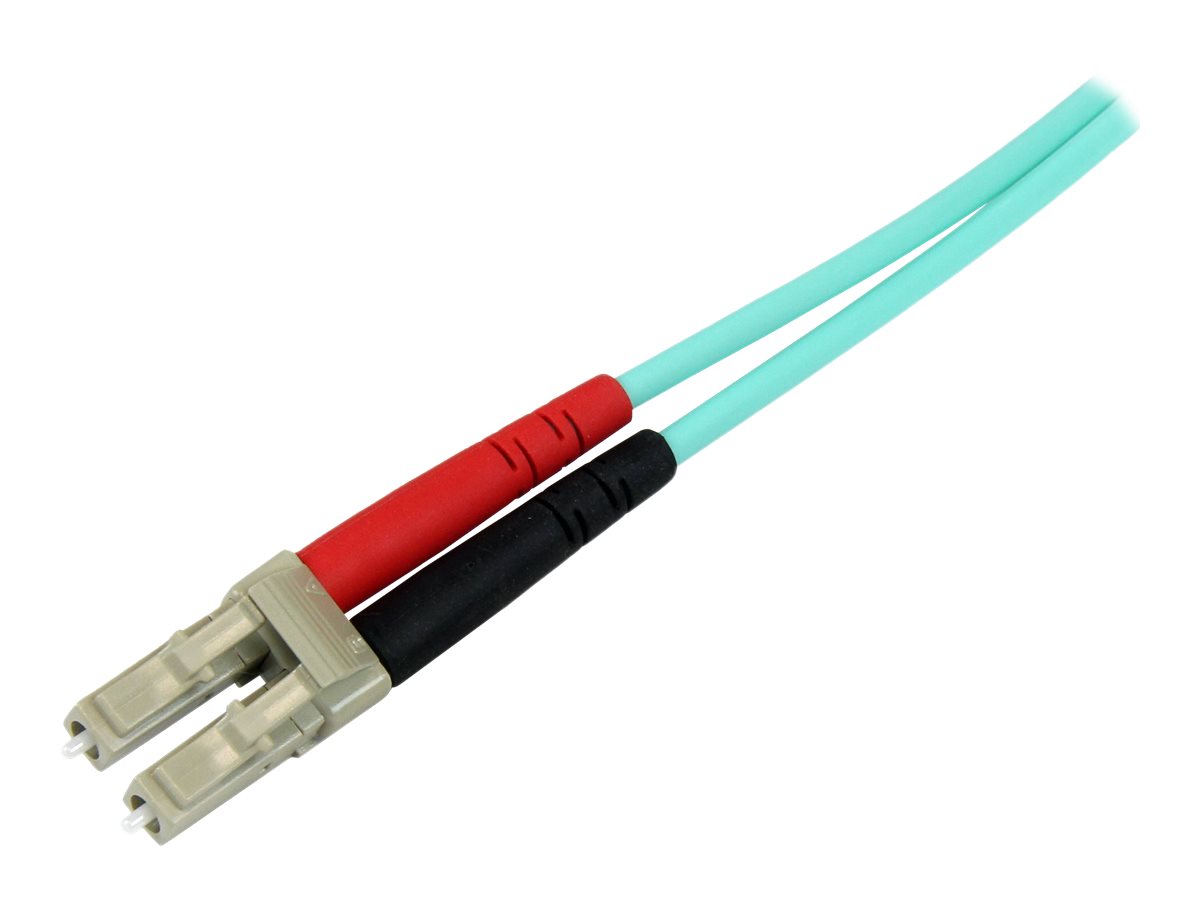 StarTech.com 1 m OM3 LWL Patchkabel, Multimode-Glasfaserkabel, LC auf SC - Patch-Kabel - LC Multi-Mode (M)