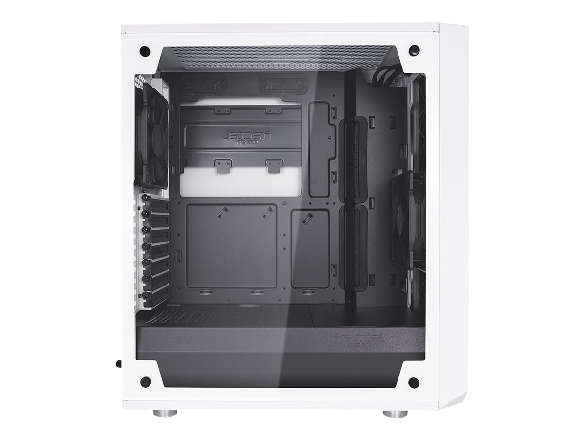 Fractal Design Meshify C White - TG - Tower - ATX - Seitenteil mit Fenster (gehärtetes Glas)