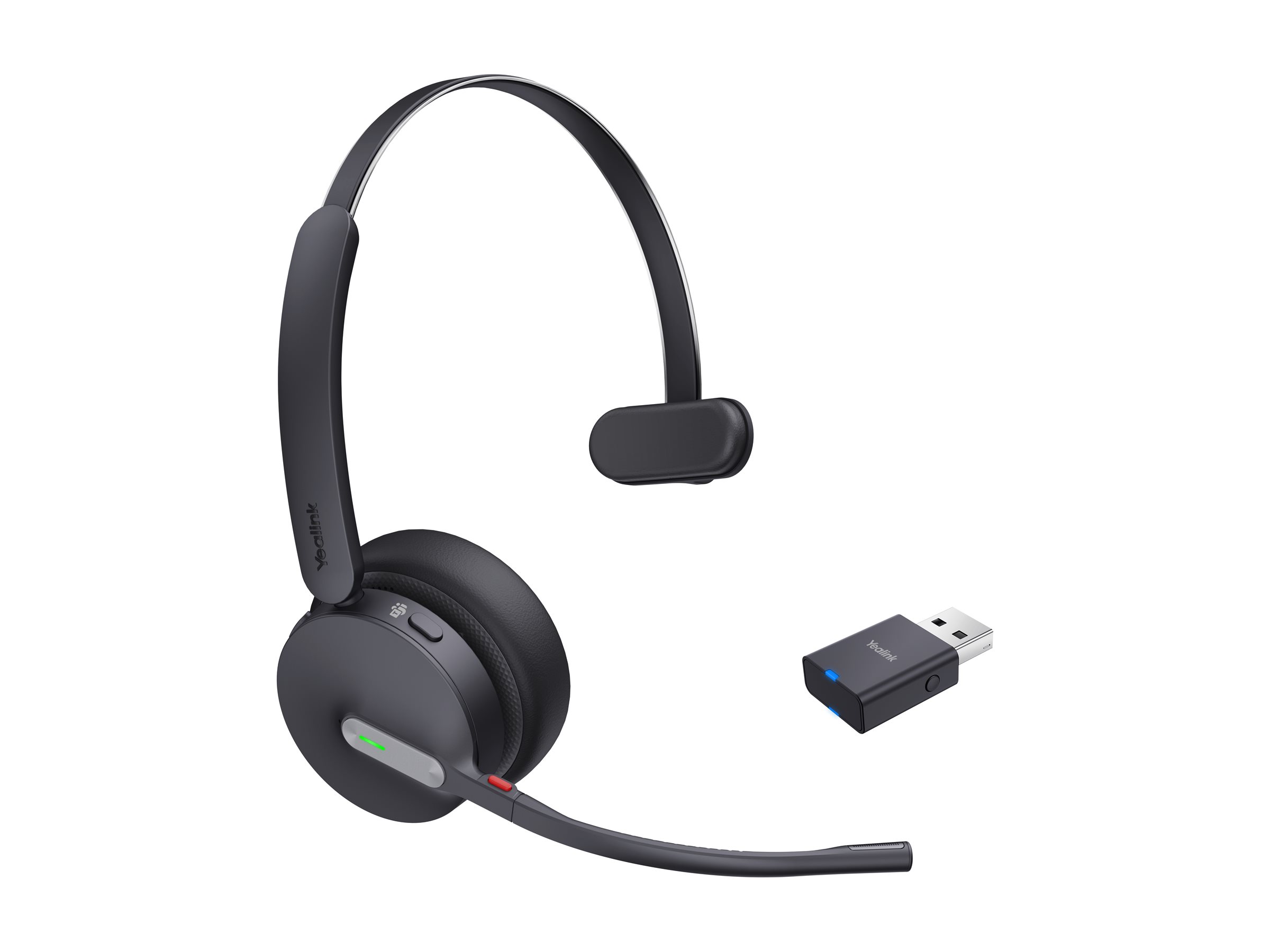 Yealink WH64 Hybrid Mono - Headset - On-Ear - DECT  Bluetooth