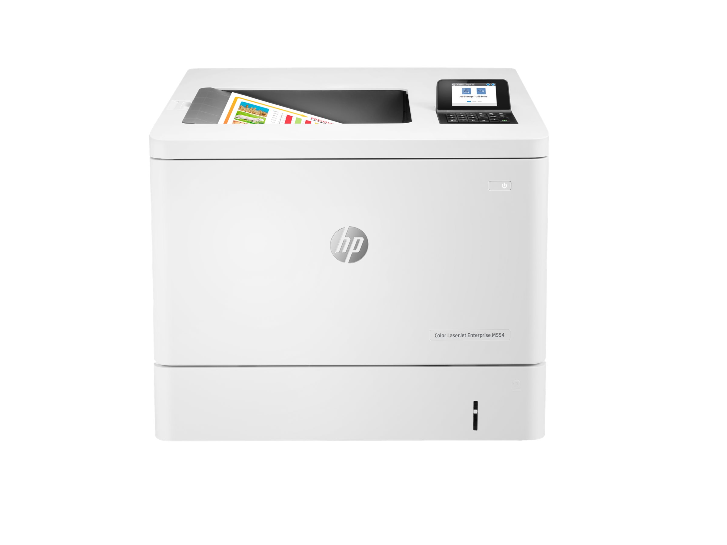 HP LaserJet Enterprise M554dn - Drucker - Farbe - Duplex - Laser - A4Legal - 1200 x 1200 dpi - bis zu 33 SeitenMin. (einfarbig)