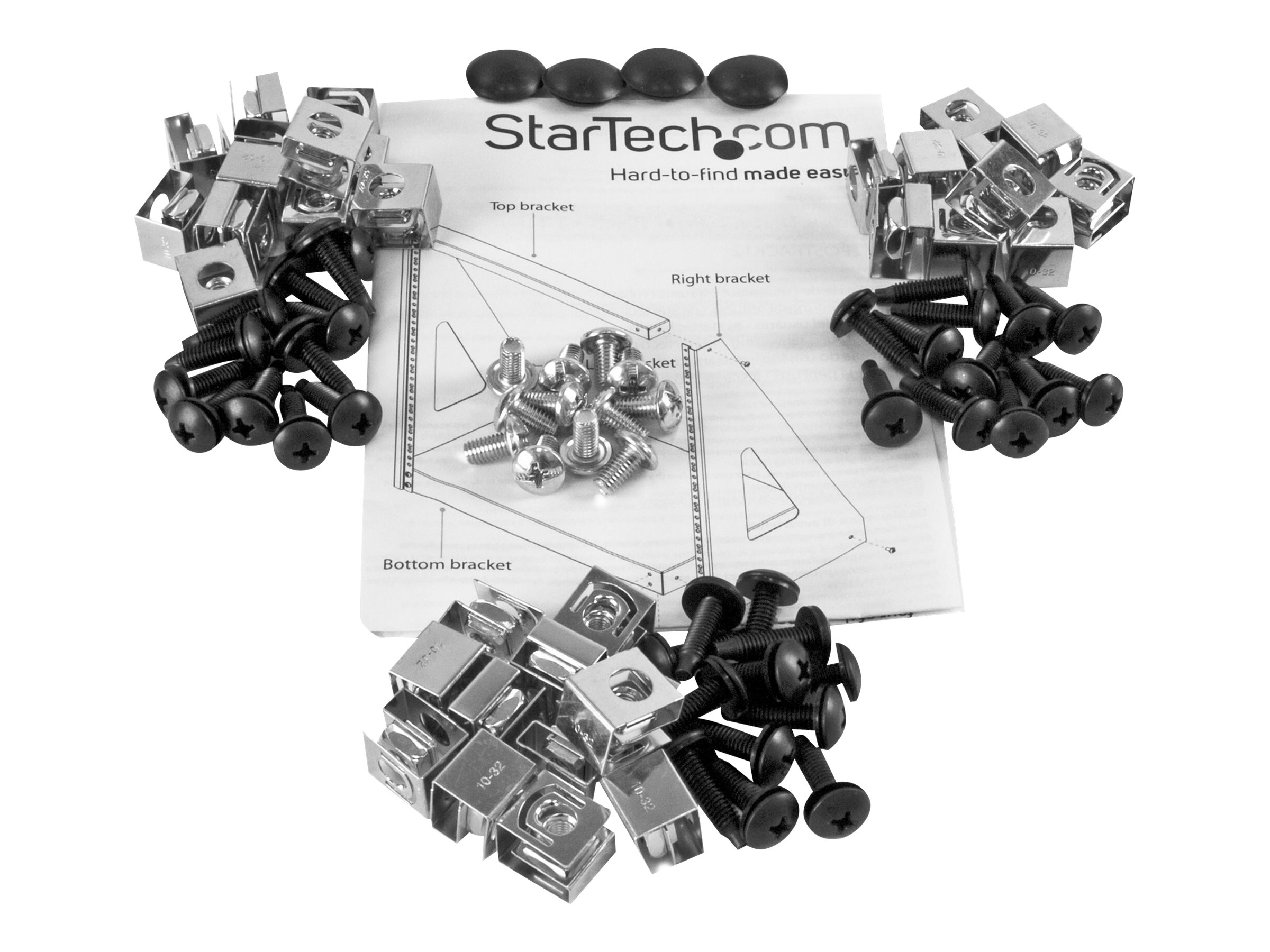 StarTech.com 2POSTRACK12 2 Pfosten Schwerlast Rack (Open Frame Server Rack 12HE)