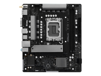 ASRock H810M-X WIFI - Motherboard - micro ATX - LGA1851-Sockel - H810 Chipsatz - USB-C 3.2 Gen 1 USB 3.2 Gen 1 - 2.5 Gigabit LAN Wi-Fi Bluetooth - Onboard-Grafik (CPU erforderlich)
