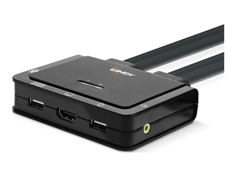 Lindy Compact 2 Port KVM Switch - KVM-Switch
