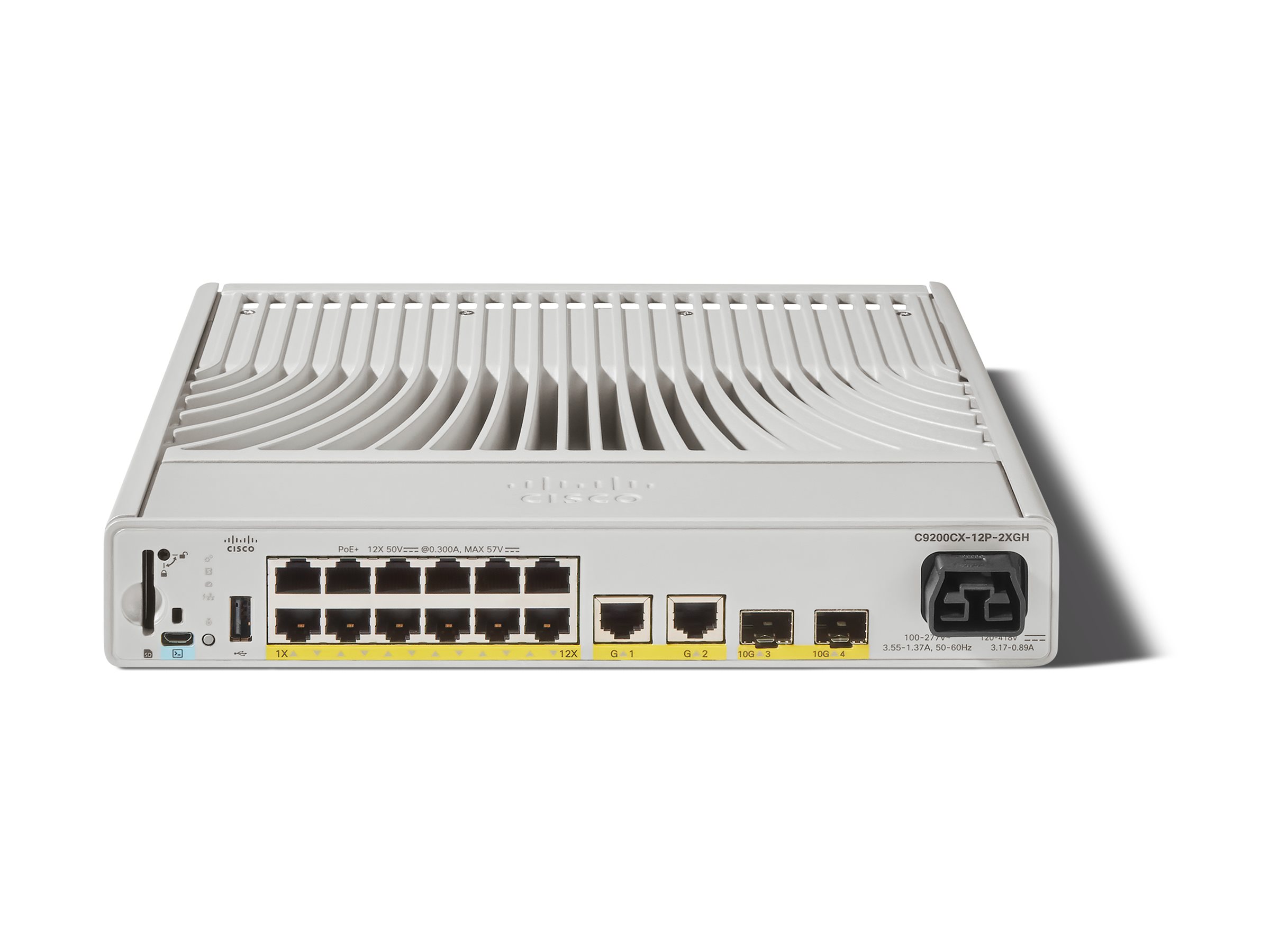 Cisco Catalyst 9200CX - Network Essentials - Switch - kompakt - L3 - managed - 12 x 101001000 (PoE+)