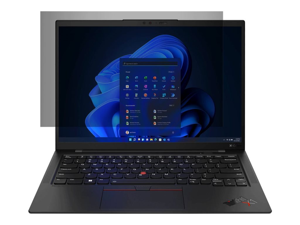 Targus 4Vu - Blickschutzfilter für Notebook - entfernbar - Klebestreifen, Schiebelaschen, Flexi-Scharniere - 35.6 cm (14")