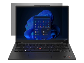 Targus 4Vu - Blickschutzfilter für Notebook - entfernbar - Klebestreifen, Schiebelaschen, Flexi-Scharniere - 35.6 cm (14")