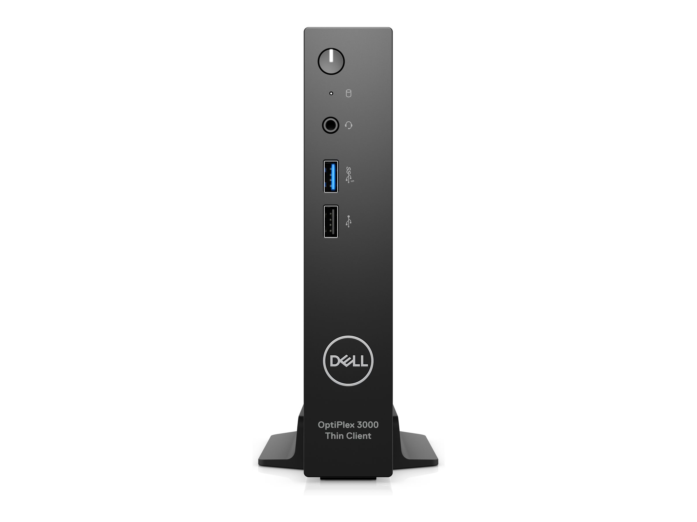 Dell OptiPlex 3000 Thin Client - Thin Client - DTS - 1 x Celeron N5105  2 GHz - RAM 8 GB - Flash - eMMC 64 GB - UHD Graphics - 1GbE, Bluetooth, Wi-Fi 6E - WLAN Bluetooth, 802.11abgnacax (Wi-Fi 6E)