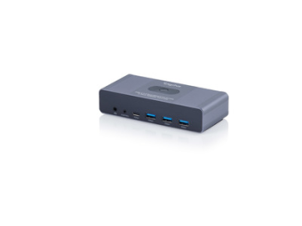 DIGITUS USB-C 3.0 Dual HDMI KVM Switch, 2-Port, 4K60Hz, Core Line