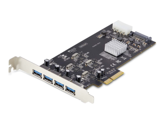 StarTech.com 4-Port USB-A PCIe Card USB 3.2 5Gbps 4x USB Controllers