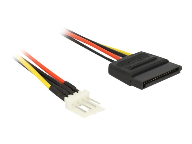 Delock Netzteil - 4-Pin-Mini-Stromversorgungsstecker (M)