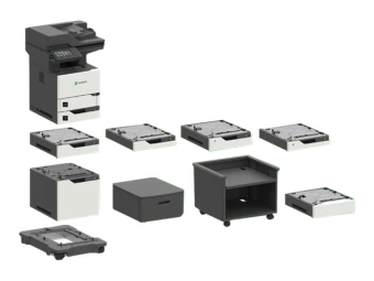 Lexmark MX721ade - Multifunktionsdrucker - sw - Laser - 216 x 355 mm (Original)