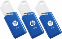 HP x755w Triple Pack - 32 GB - USB Typ-A - 3.2 Gen 1 (3.1 Gen 1) - 75 MBs - Dia - Blau - Weiß