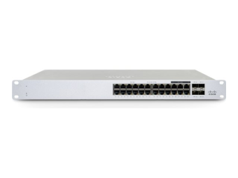 Cisco Meraki MS130-24P - Switch - managed - 24 x 101001000Base-T + 4 x Gigabit SFP - an Rack montierbar - PoE++ (370 W)