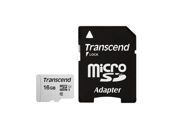Transcend 300S - Flash-Speicherkarte (Adapter inbegriffen)