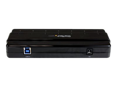 StarTech.com 7 Port USB 3.0 SuperSpeed Hub - USB 3 Hub Netzteil  Stromanschluss und Kabel